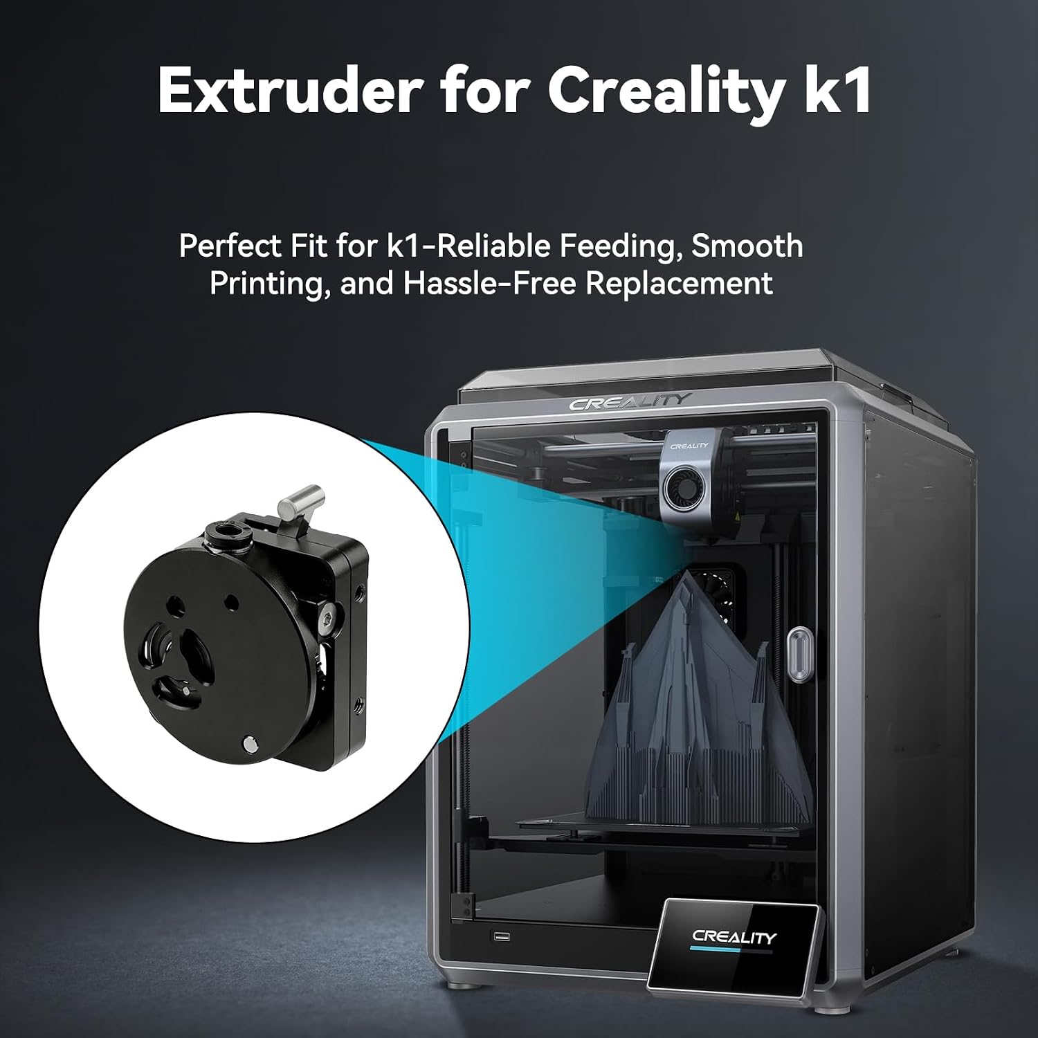 Direct Drive Dual Gear Extruder High Speed - Улучшенный комплект металлических экструдеров K1 с