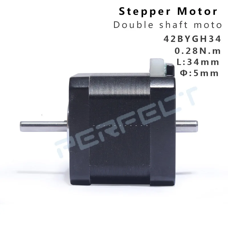 Closed Loop Stepper Motor Nema 17 - Двухвальный шаговый двигатель 42BYGH34 Nema 17,