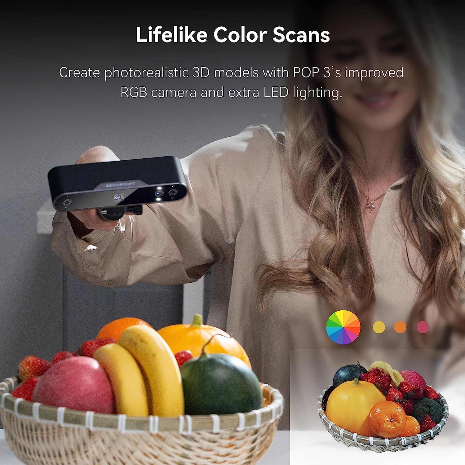 Ручной 3D лазерный сканер Revo – обзор и цена Handheld 3D Scanner High Precision