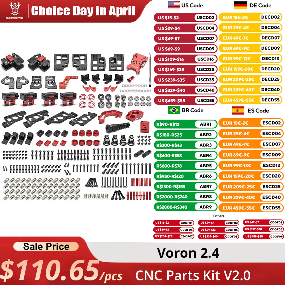 Комплект запчастей VORON 2,4 C – обзор и цена Voron Trident Full Kit